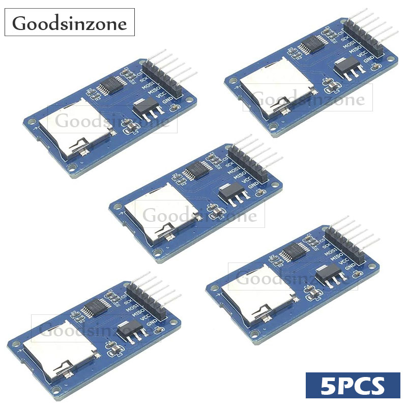 Sd Card Module Spi - وحدة قارئ بطاقات Micro SD مكونة