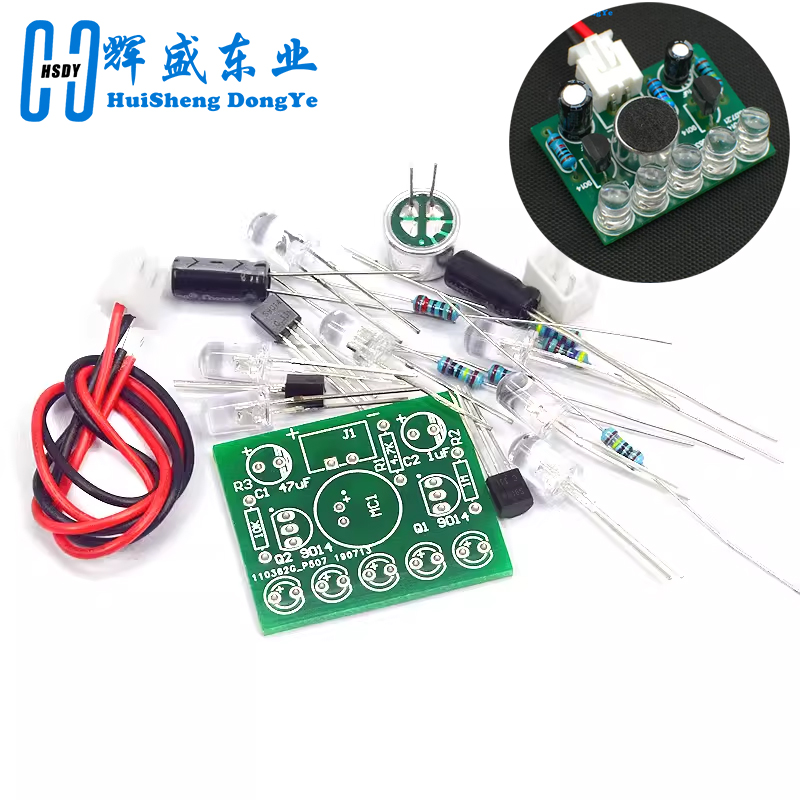 Diy Electronics Learning Kit - 3 فولت-5.5 فولت صوت مصباح التحكم