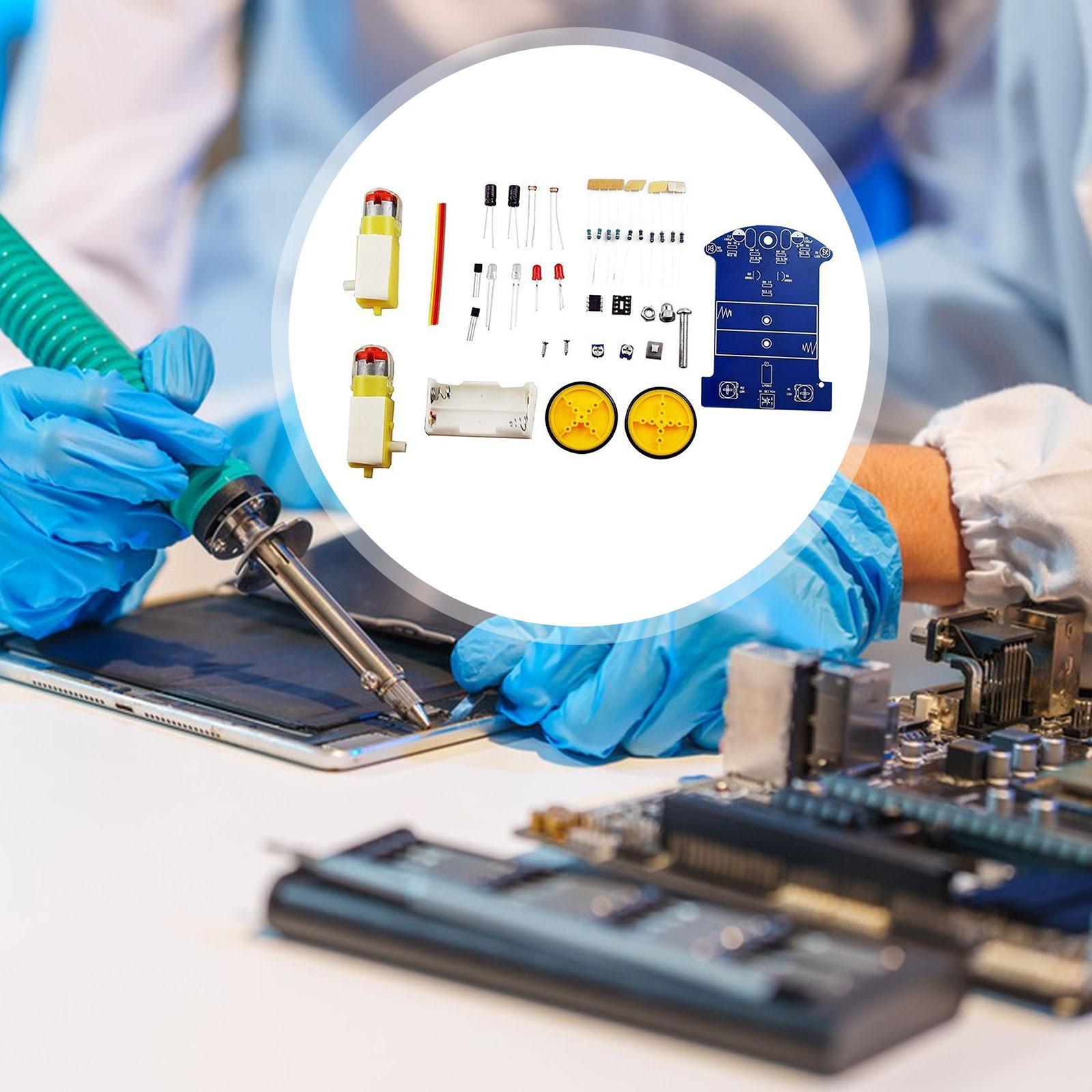 Diy Electronics Soldering Kit - مجموعة تجارب علمية للأطفال، نموذج سيارة،