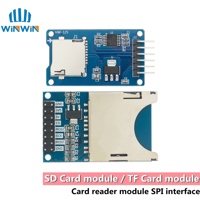 Sd Card Module Spi - لوحة توسيع تخزين SD الصغيرة ،