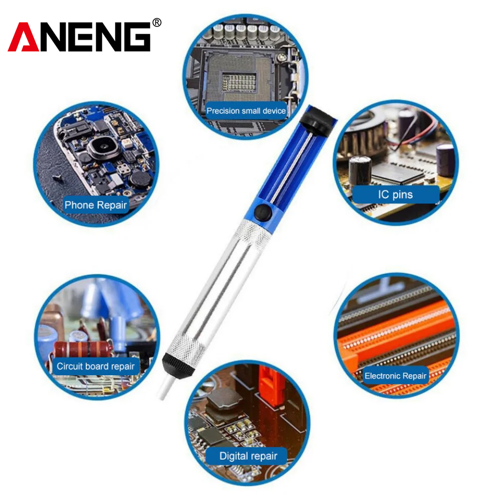 Diy Electronics Lab - ANENG ديسولديرينغ مضخة الحديد ديسولدر لحام