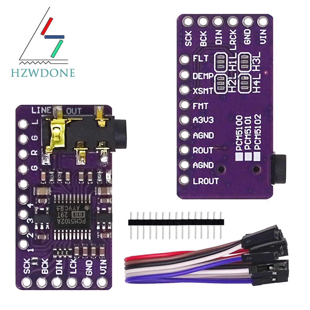 Sd Card Module Spi - لوحة فك ترميز DAC I2S PCM5102A