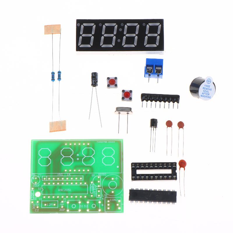 Diy Electronics Learning Kit - طقم ساعة إلكترونية رقمية ذاتية الصنع