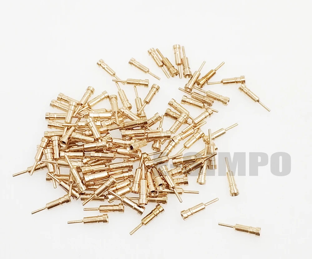 Male Female Header Pin - 1000 قطعة D0.5mm D0.45-0.6mm PCB الذهب