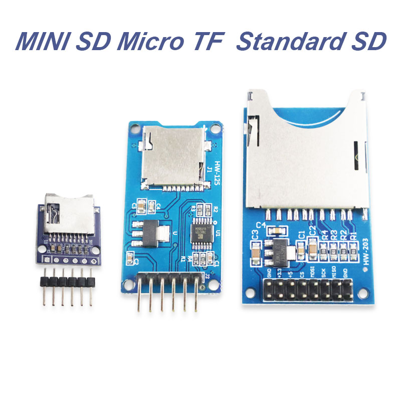 Sd Card Module Spi - لوحة توسيع ذاكرة Micro SD، وحدة