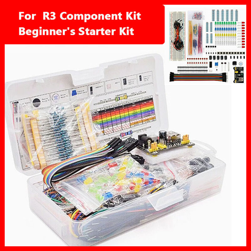 Capacitor Kit Assortment - لوحة تجارب إلكترونية بـ 830 نقطة،