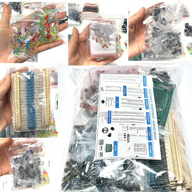 Capacitor Kit Assortment - 1818 قطعة لتقوم بها بنفسك مكونات