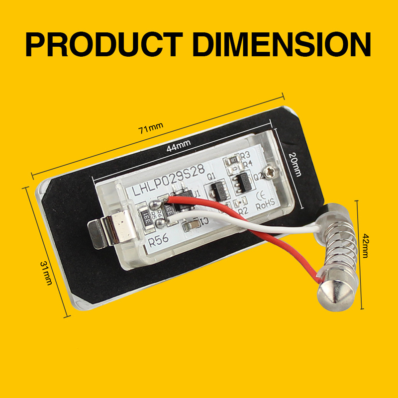 Diy Lamp Electronics - 2 قطعة من مصابيح LED للوحة