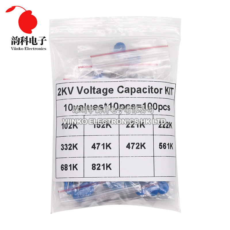 Capacitor Kit Assortment - مجموعة متنوعة من السيراميك عالية الجهد