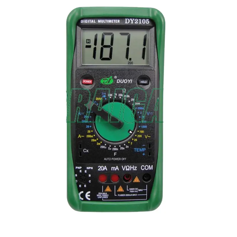 Multimeter Digital - مقياس رقمي متعدد DY2105 مع آلية