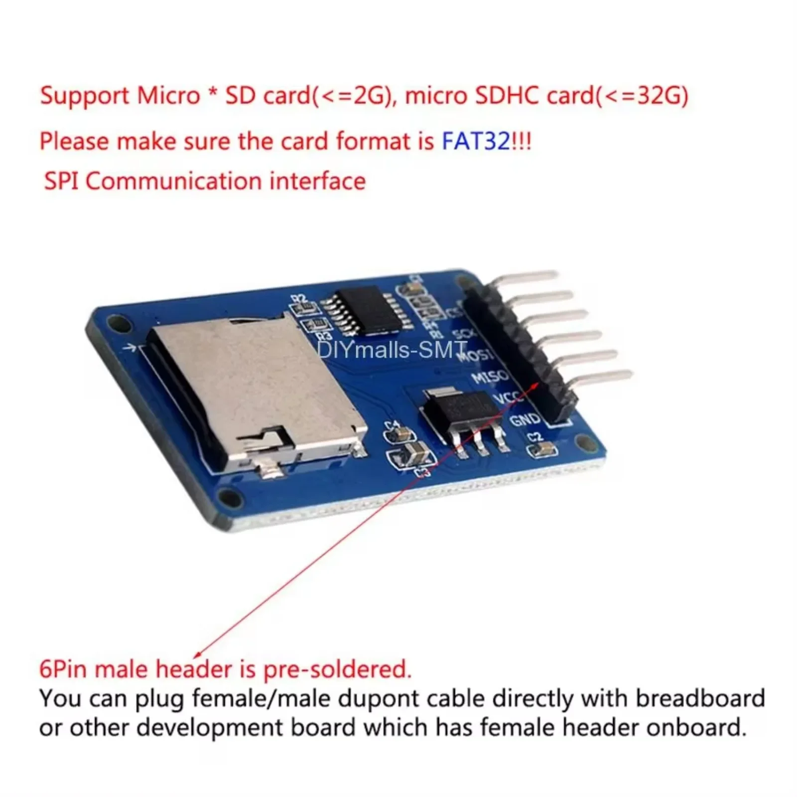 وحدة بطاقة ذاكرة ميكرو إس دي م - مراجعة Sd Card Module Spi وسعره