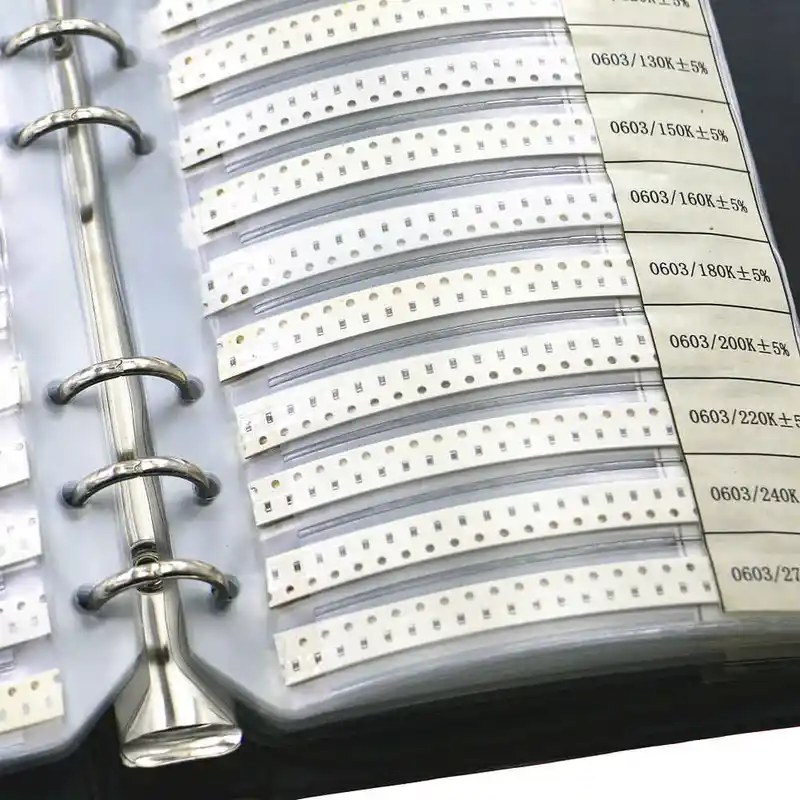 0603 SMD (0Ω-10MΩ) 170 قيمة ال - مراجعة Capacitor Kit Assortment وسعره