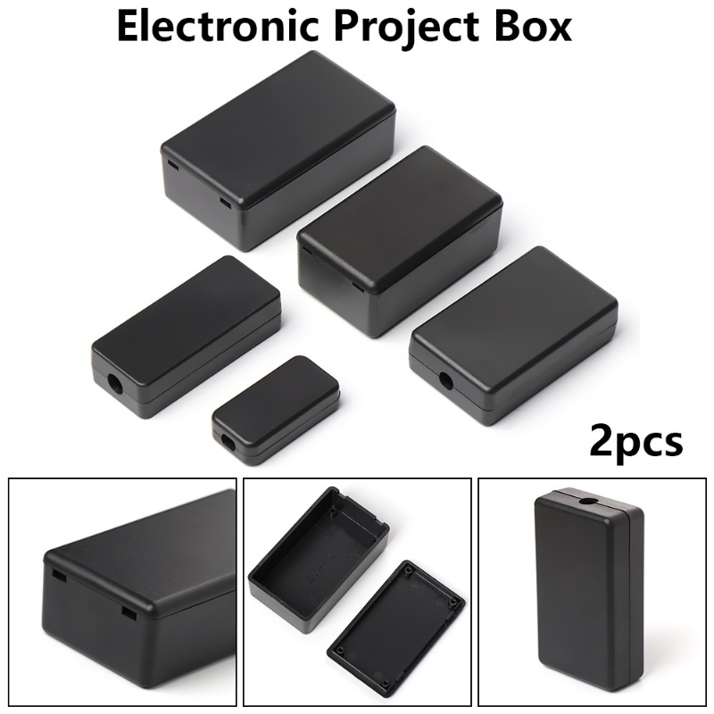 2 قطعة جديد جودة عالية البلاست - مراجعة Diy Electronics Box وسعره
