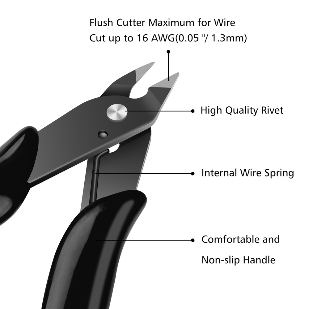 كماشة أنف مدببة صغيرة نموذج كم - مراجعة Wire Stripper Cutter وسعره