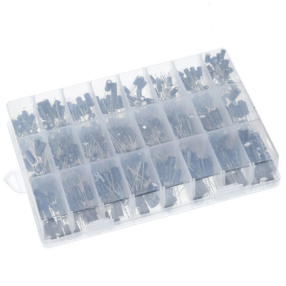 مجموعة مكونات إلكترونية من 500 - مراجعة Capacitor Kit Assortment وسعره
