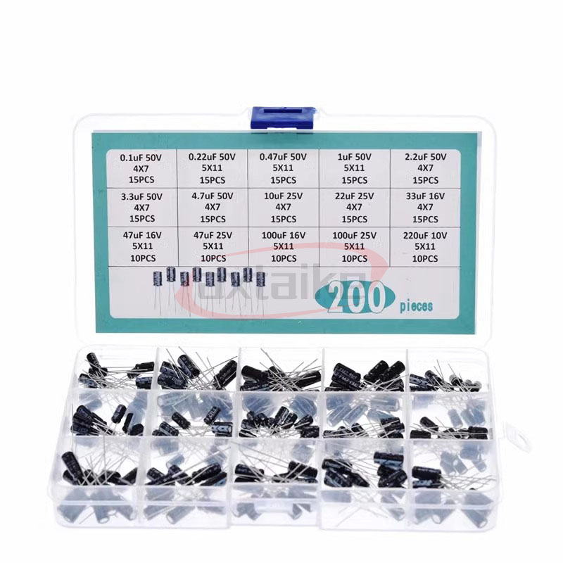 120/200/500 قطعة مجموعة المكثف - مراجعة Capacitor Kit Assortment وسعره