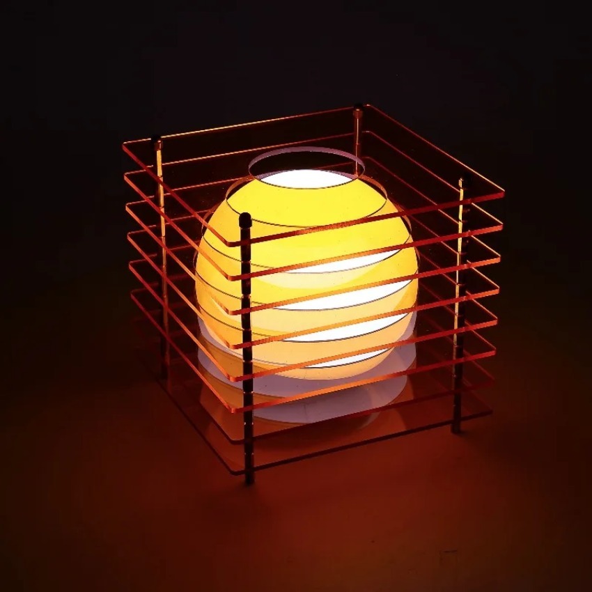 DIY الاكريليك ألف طبقة مصباح م - مراجعة Diy Lamp Electronics وسعره