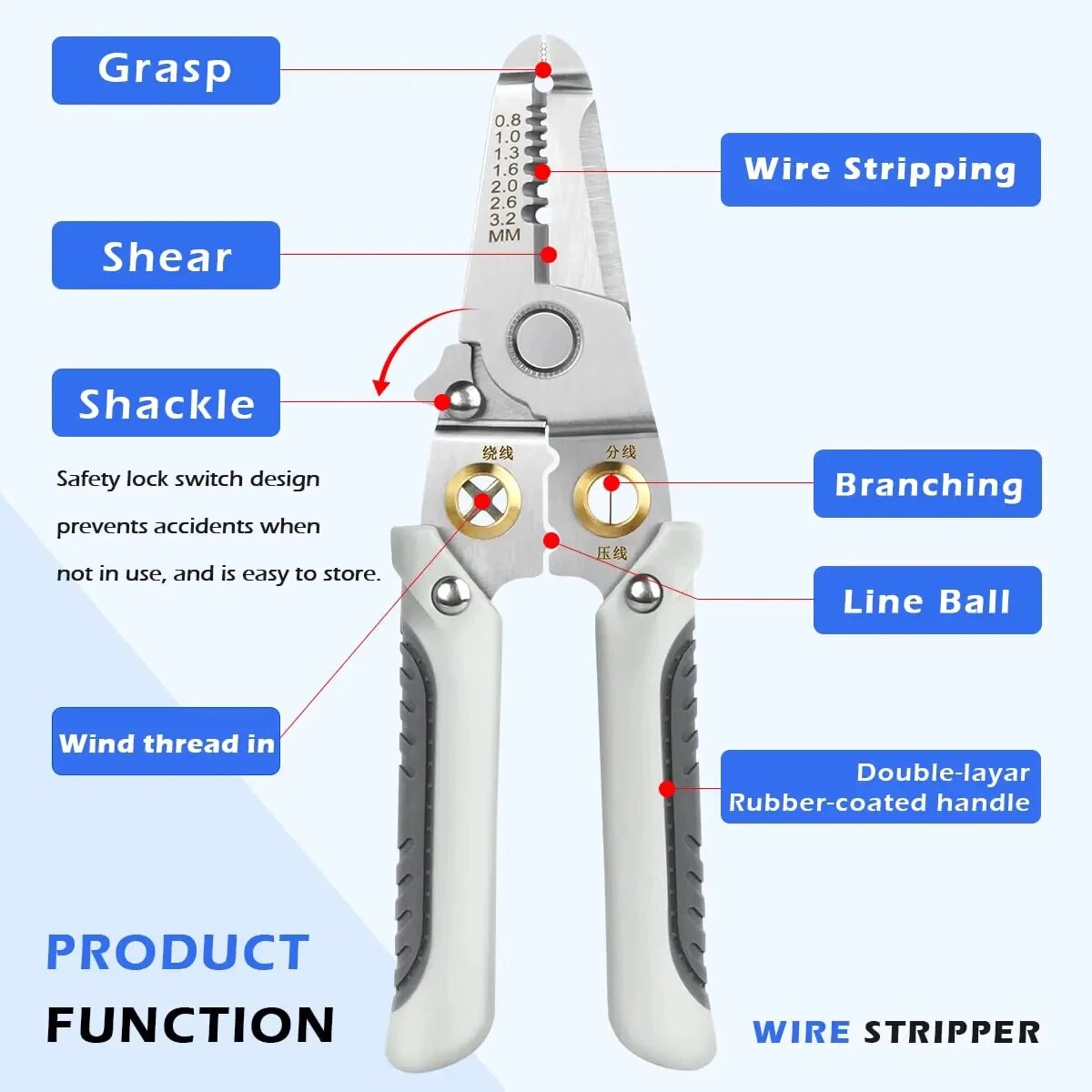 6 في 1 سلك متجرد كماشة الأسلاك - مراجعة Wire Stripper Cutter وسعره