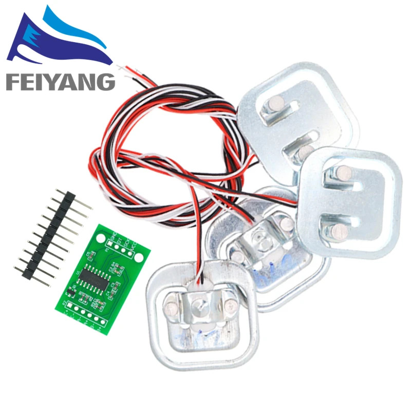 4 قطعة أجهزة استشعار وزن خلية  - مراجعة Diy Electronics Load Cell وسعره