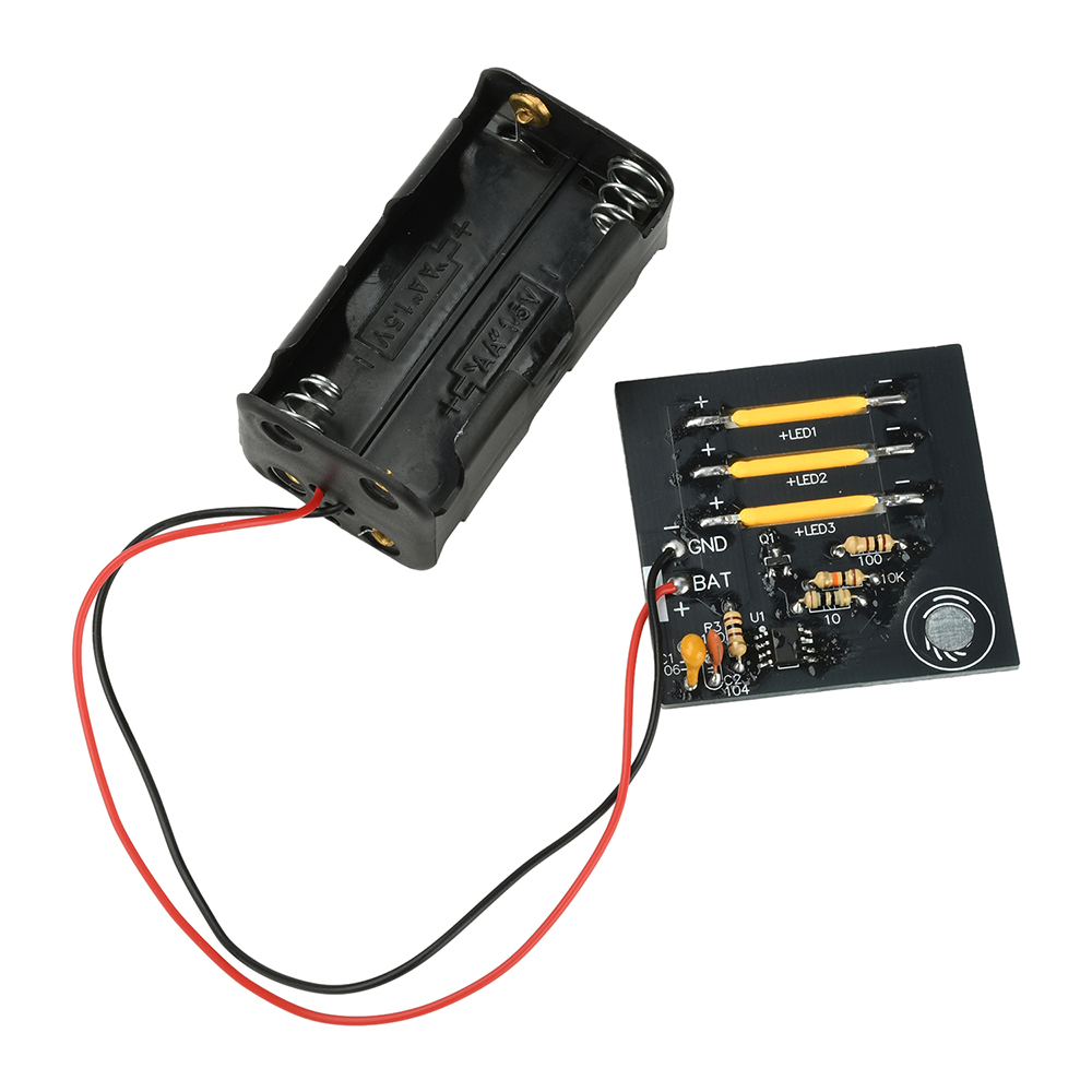 تيار مستمر 6 فولت اللمس الإلكت - مراجعة Diy Electronics Soldering Kit وسعره