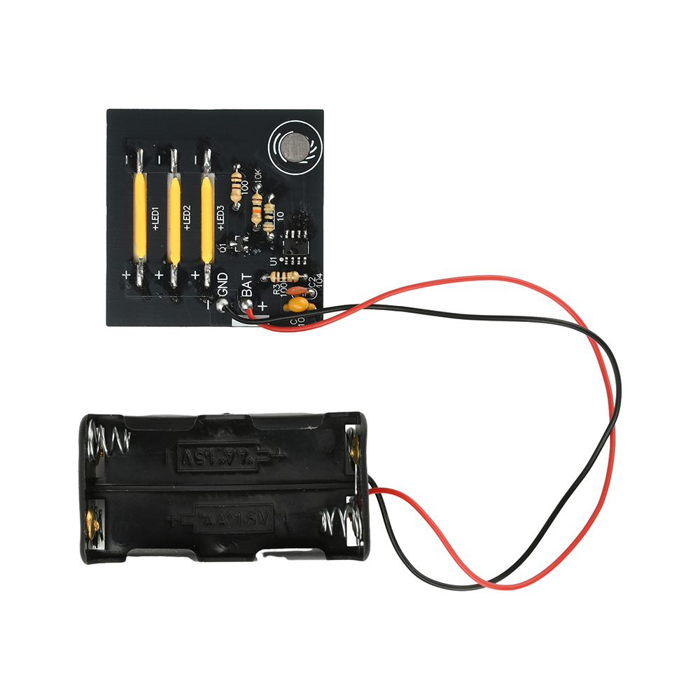 تيار مستمر 6 فولت اللمس الإلكت - مراجعة Diy Electronics Soldering Kit وسعره