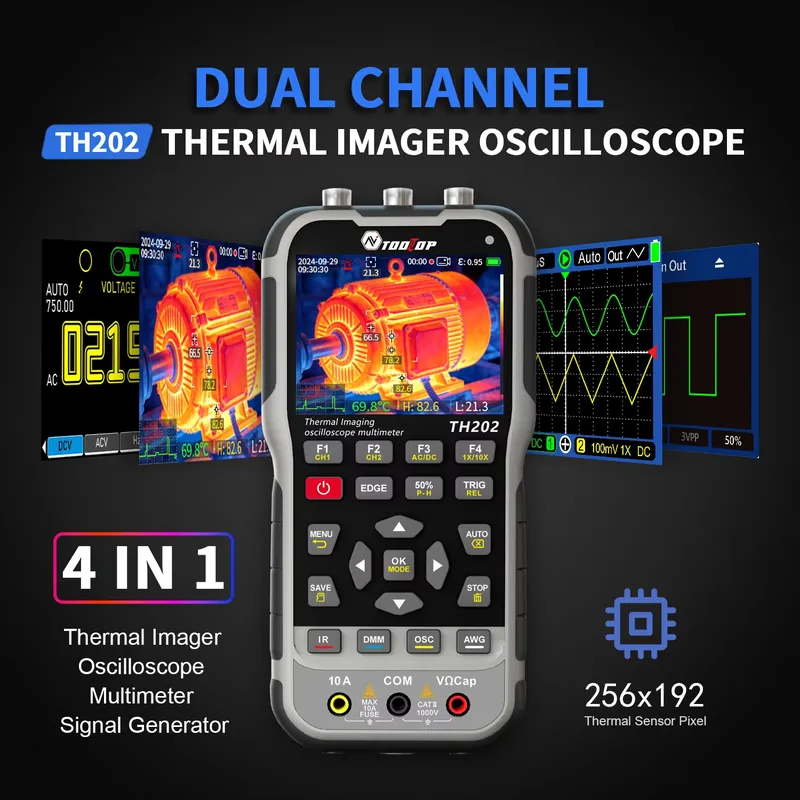 جهاز اختبار رقمي محمول TOOLTOP - مراجعة Multimeter Digital وسعره