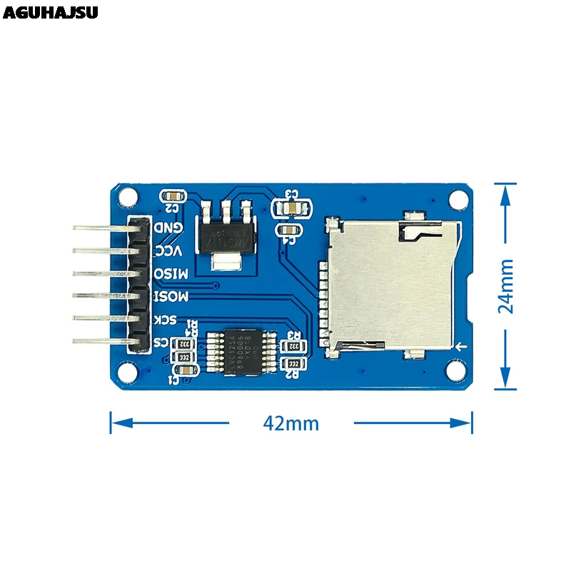1 قطعة/الوحدة مايكرو SD بطاقة  - مراجعة Sd Card Module Spi وسعره