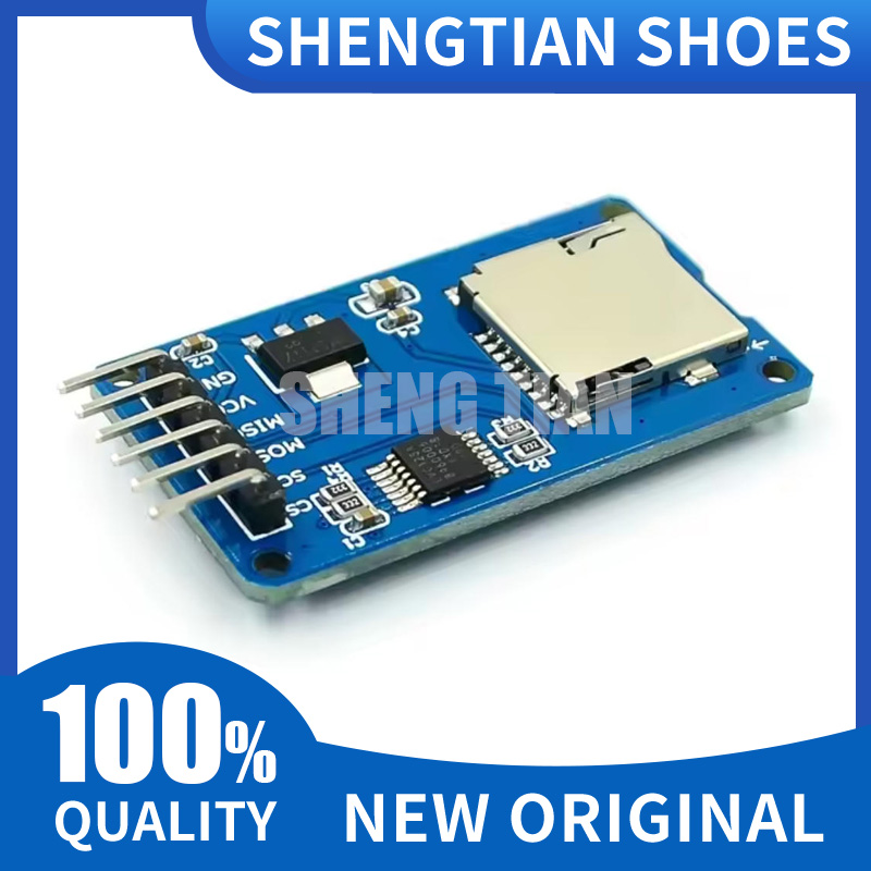 وحدة قارئ بطاقات مايكرو SD صغي - مراجعة Sd Card Module Spi وسعره