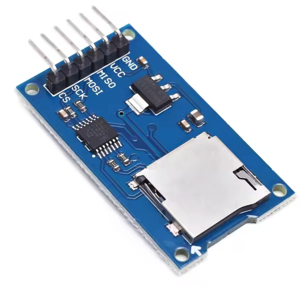 وحدة قارئ بطاقات مايكرو SD صغي - مراجعة Sd Card Module Spi وسعره