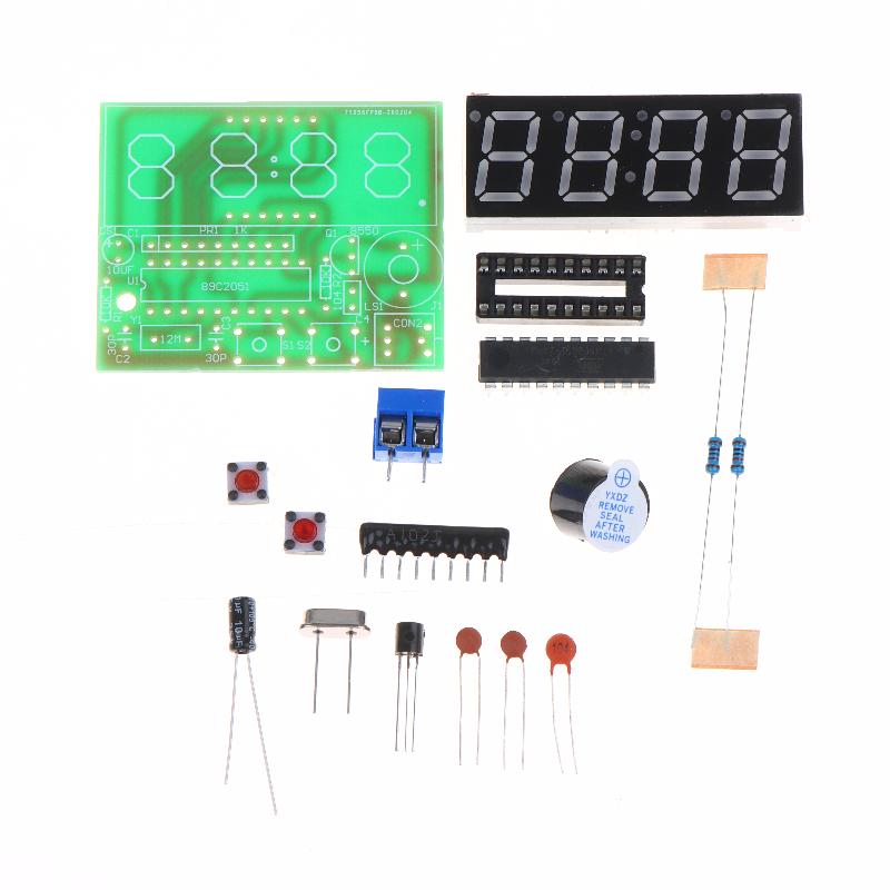 طقم ساعة إلكترونية رقمية ذاتية - مراجعة Diy Electronics Learning Kit وسعره