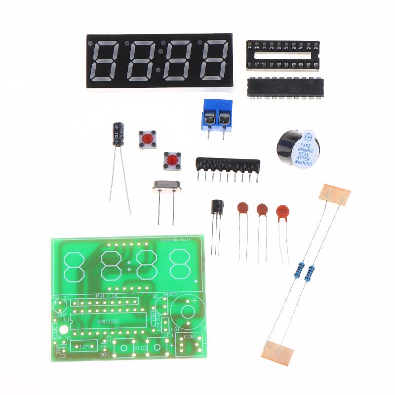 طقم ساعة إلكترونية رقمية ذاتية - مراجعة Diy Electronics Learning Kit وسعره