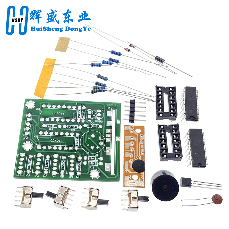 16 صندوق صوت الموسيقى BOX-16 م - مراجعة Diy Electronics Learning Kit وسعره