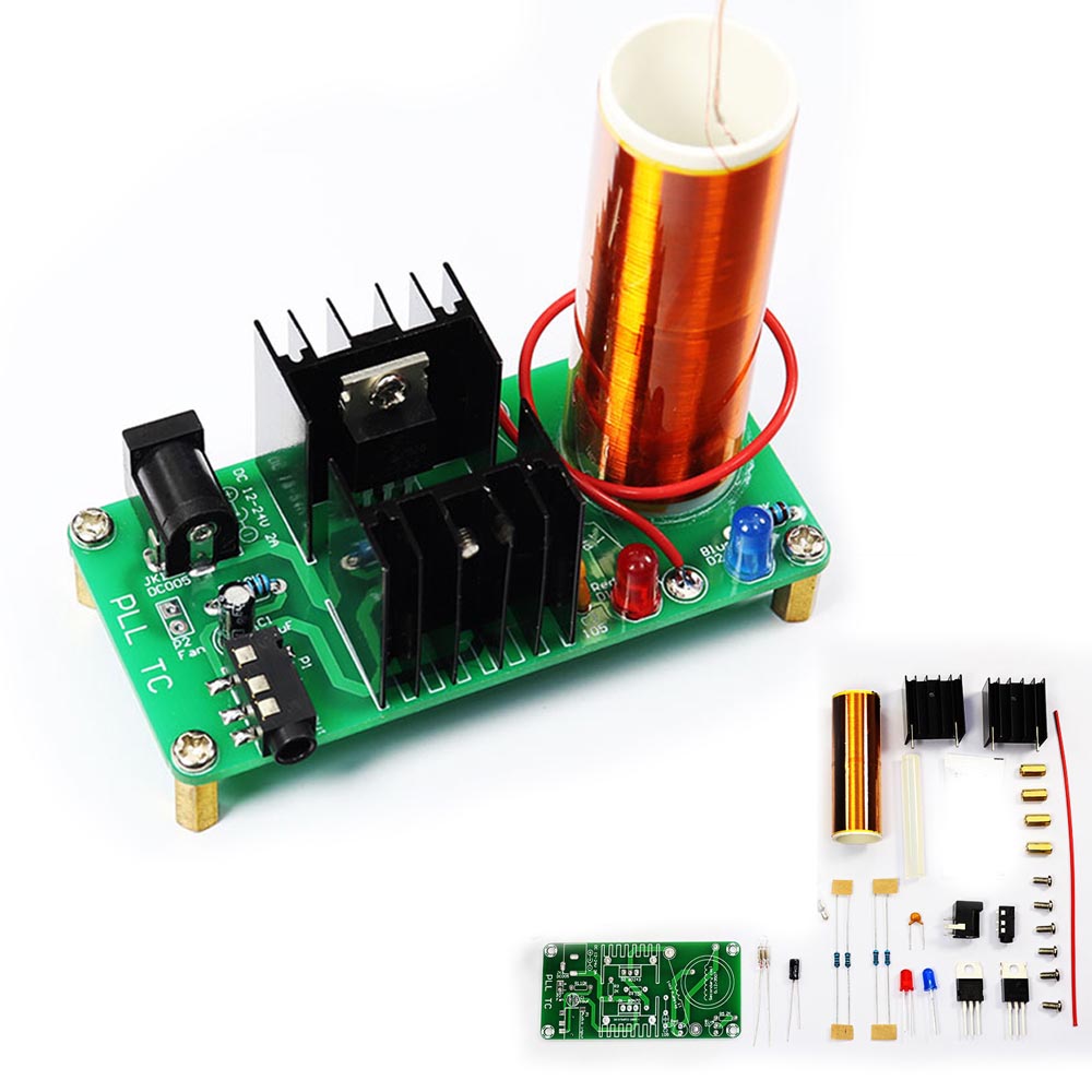 طقم ملف تيسلا الموسيقي الإلكتر - مراجعة Diy Electronics Soldering Kit وسعره