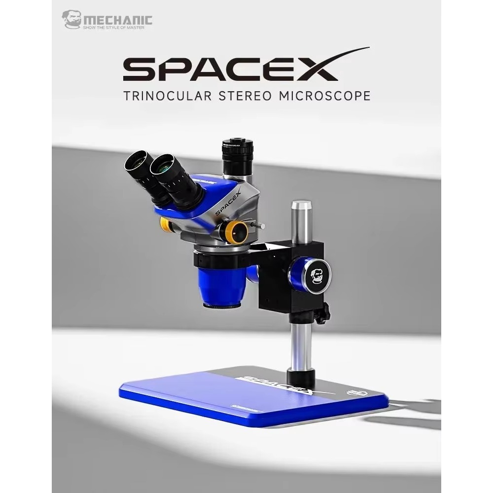 مجهر ثلاثي العدسات Ranlraka SP - مراجعة Diy Microscope For Electronics Repair وسعره