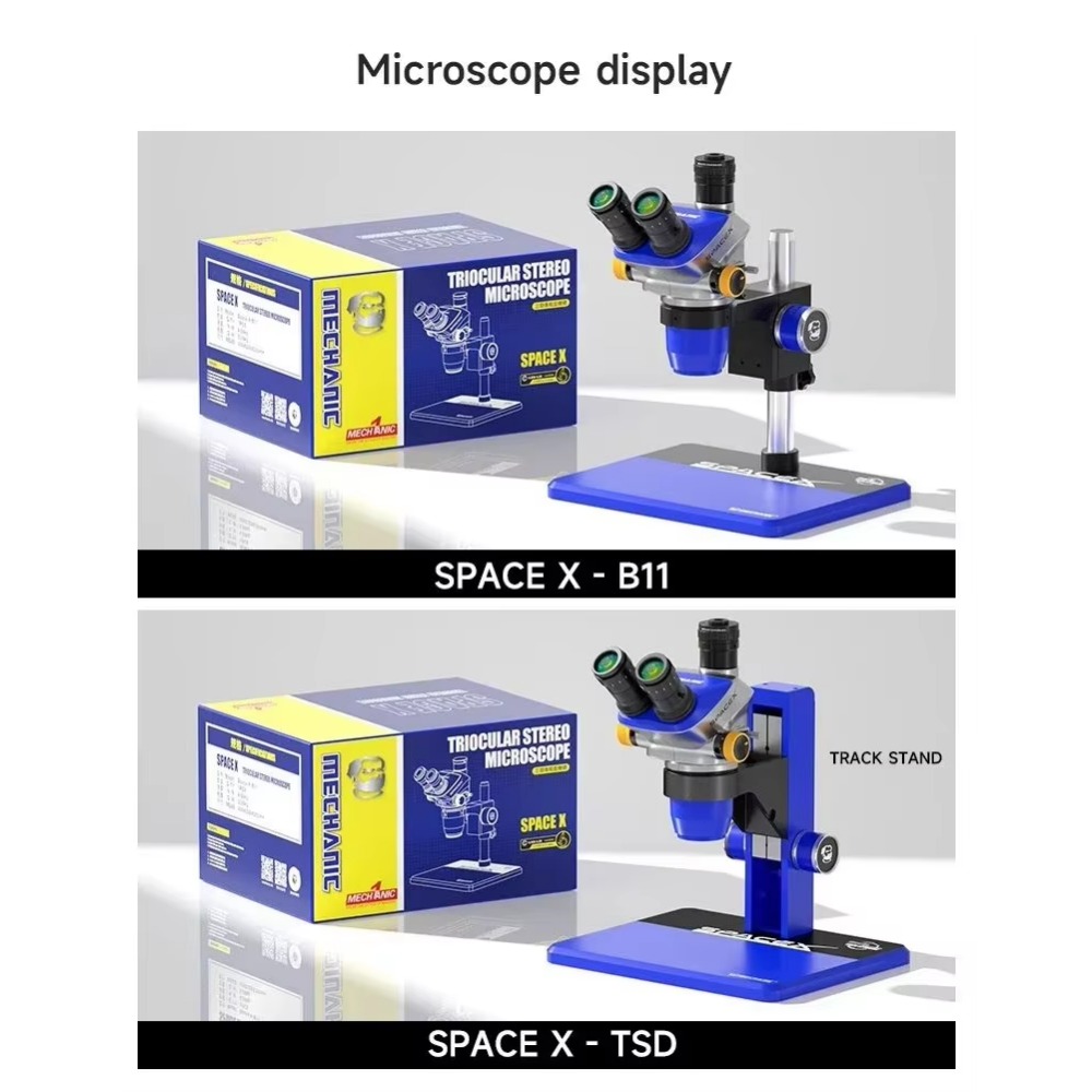 مجهر ثلاثي العدسات Ranlraka SP - مراجعة Diy Microscope For Electronics Repair وسعره