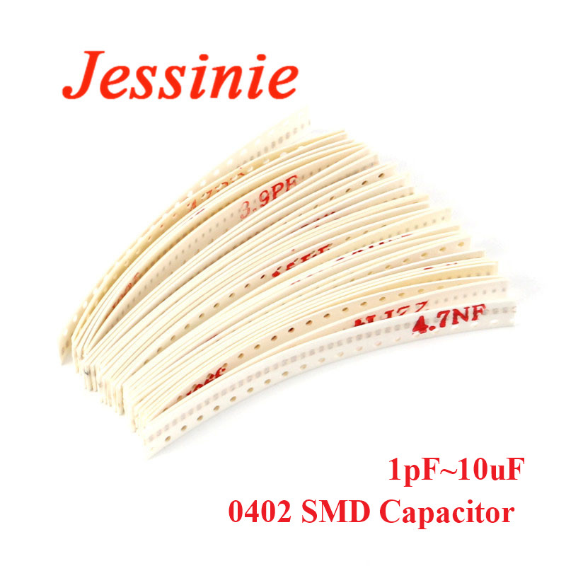 500-1200 قطعة من مكثفات SMD 08 - مراجعة Capacitor Kit Assortment وسعره