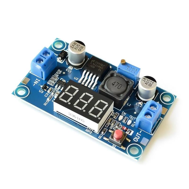 وحدة تزويد الطاقة LM2596 مع شا - مراجعة Diy With Electronics وسعره
