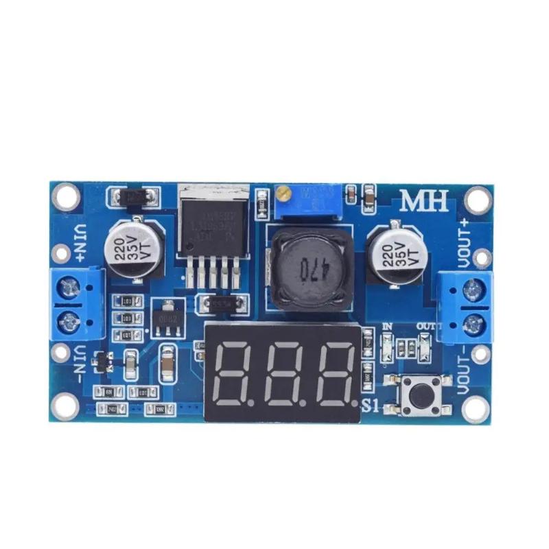 وحدة تزويد الطاقة LM2596 مع شا - مراجعة Diy With Electronics وسعره