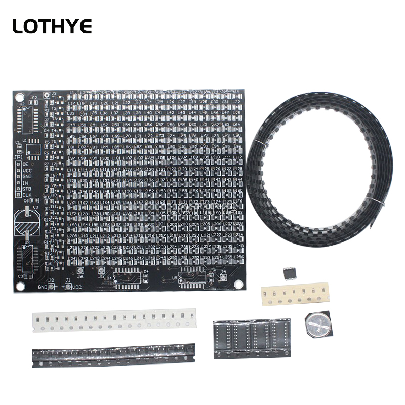 طقم إلكتروني للهواة: شاشة إعلا - مراجعة Diy Electronics Soldering Kit وسعره