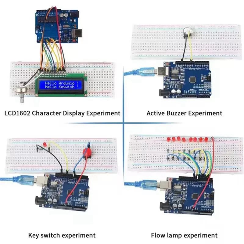 مجموعة أدوات ABDE-RFID للمبتدئ - مراجعة Diy Electronics Learning Kit وسعره
