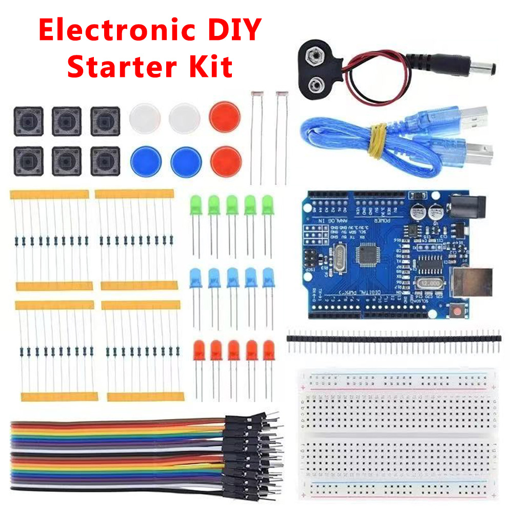 مجموعة أدوات إلكترونية للمبتدئ - مراجعة Diy Electronics Lab وسعره