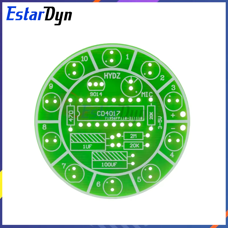 Estardyn CD4017 مجموعة إضاءة L - مراجعة Diy Electronics Lab وسعره