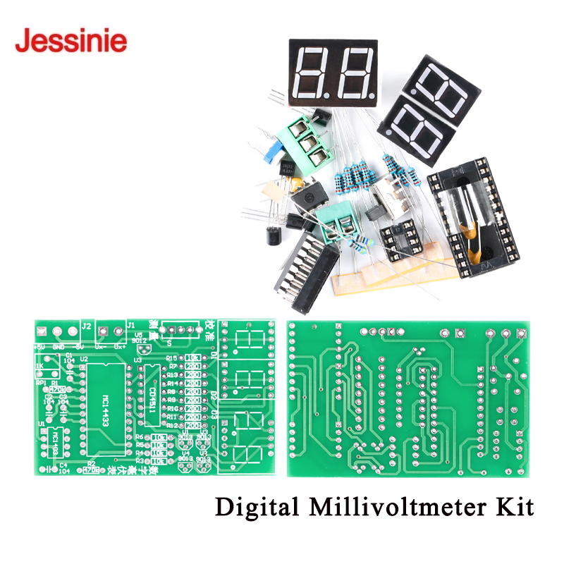 طقم مقياس ميلي فولت رقمي للتدر - مراجعة Diy Analog Electronics وسعره