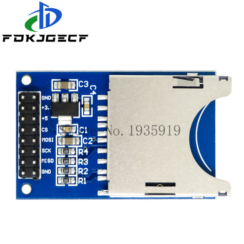 وحدة القراءة والكتابة وحدة بطا - مراجعة Sd Card Module Spi وسعره