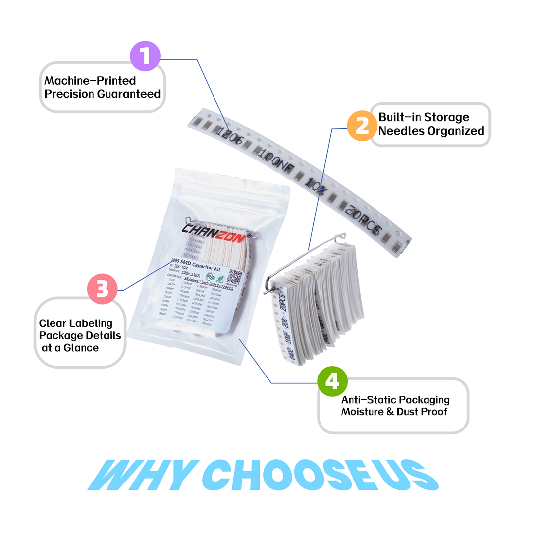 مجموعة متنوعة من المكثفات السي - مراجعة Capacitor Kit Assortment وسعره