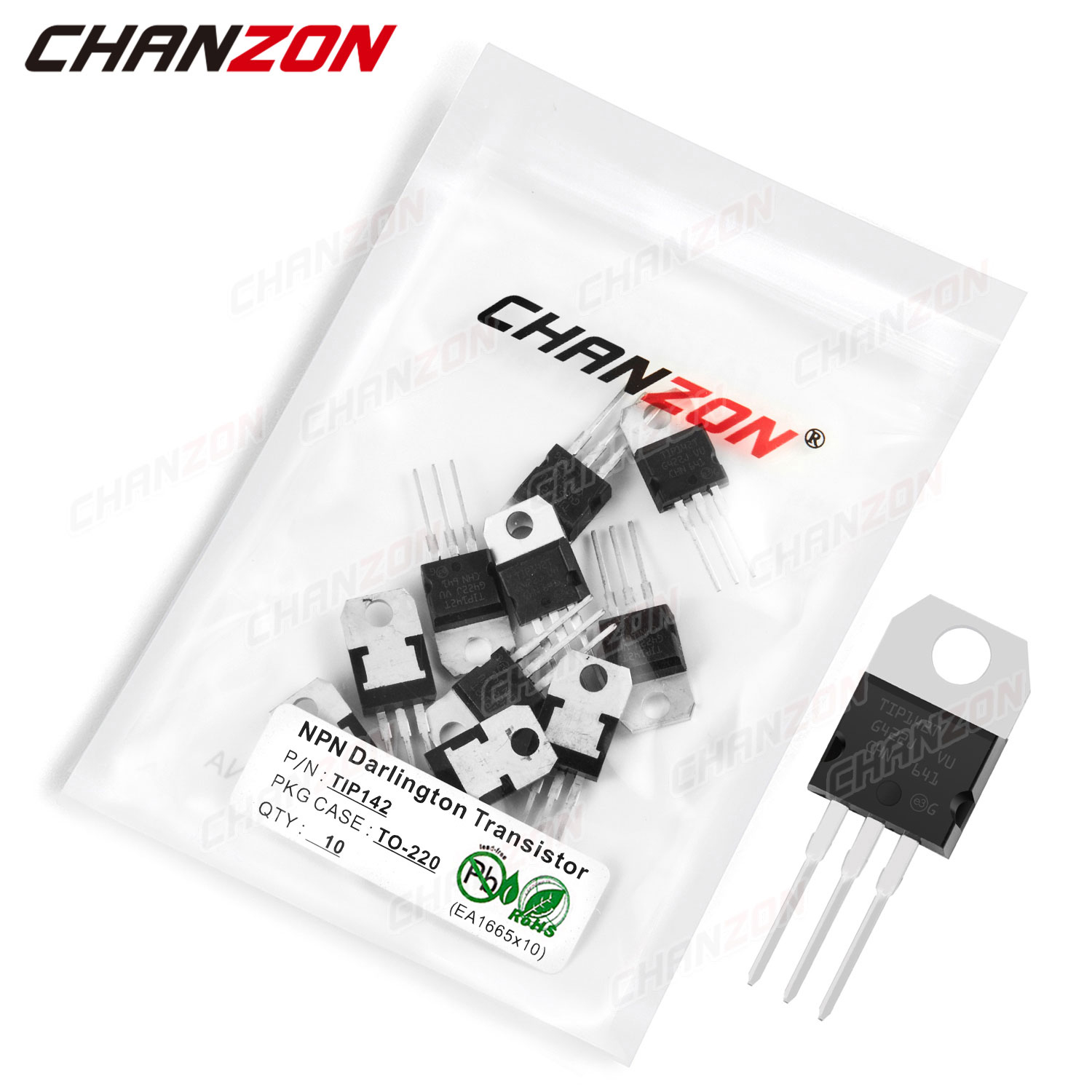 10 قطعة TIP142 TO-220 NPN دارل - مراجعة Diy Electronics For Sale وسعره