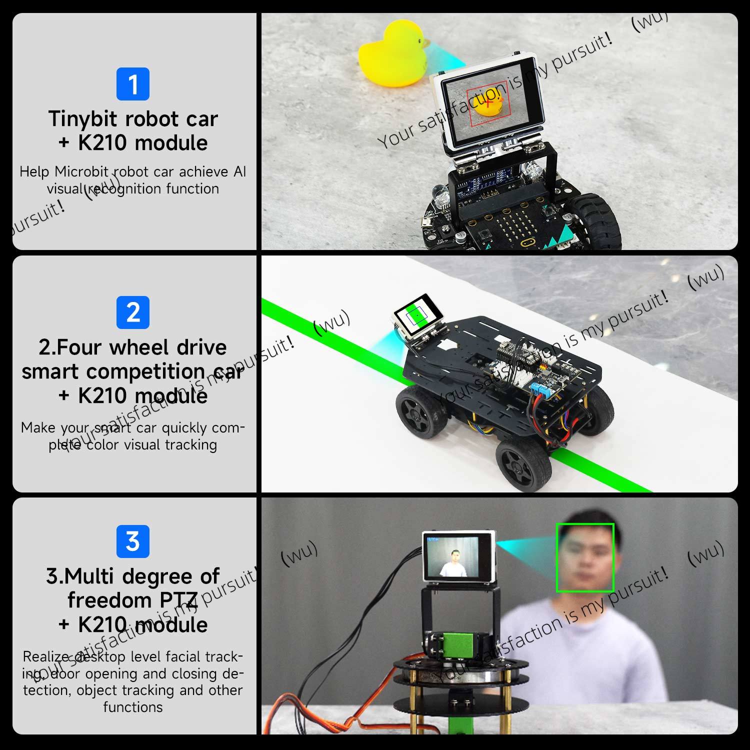 وحدة التعرف البصري K210 مع حام - مراجعة Diy Electronics Learning Kit وسعره