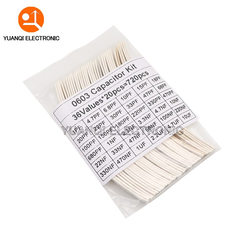طقم سعة SMD ، مجموعة السعة 100 - مراجعة Capacitor Kit Assortment وسعره