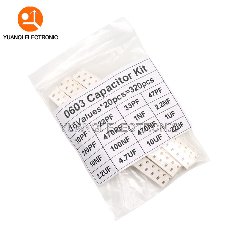 طقم سعة SMD ، مجموعة السعة 100 - مراجعة Capacitor Kit Assortment وسعره